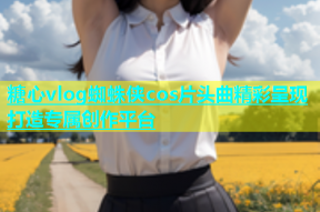 糖心vlog蜘蛛侠cos片头曲精彩呈现打造专属创作平台