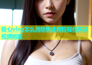 糖心vlog怎么消除快速教程轻松解决视频问题