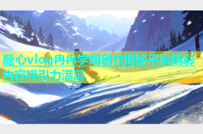 糖心vlog冉冉学姐创作揭秘平家精彩内容吸引力满满