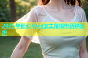 2025年糖心Vlog女主角榜单新鲜出炉