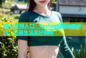 糖心官网入口：txvlog视频分享平台，记录生活美好瞬间