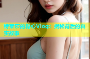 特莱莎的糖心Vlog：揭秘背后的真实故事