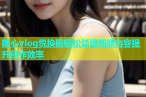 糖心vlog悦换码轻松管理视频内容提升创作效率
