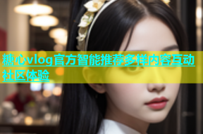 糖心vlog官方智能推荐多样内容互动社区体验