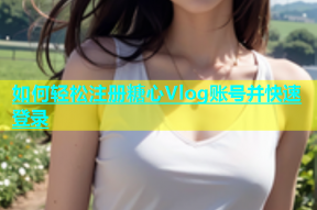 如何轻松注册糖心Vlog账号并快速登录