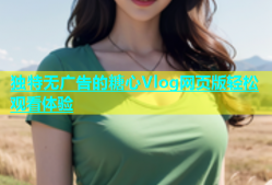 独特无广告的糖心Vlog网页版轻松观看体验