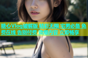 糖心Vlog破解版 精彩无限 宅男必备 免费在线 告别付费 劲爆内容 立即畅享