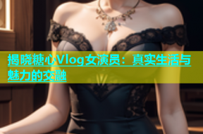 揭晓糖心Vlog女演员：真实生活与魅力的交融