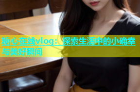 糖心在线vlog：探索生活中的小确幸与美好瞬间