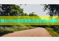 糖心Vlog带你发现生活中的小确幸