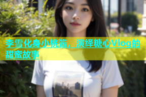 李雪化身小桃酱，演绎糖心Vlog的甜蜜故事