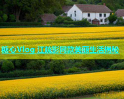 糖心Vlog 江疏影同款美丽生活揭秘  第1张