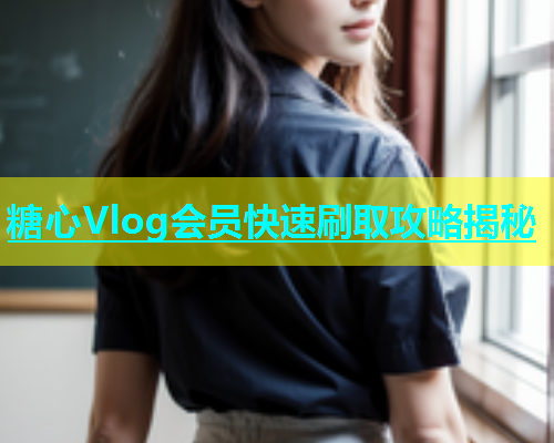 糖心Vlog会员快速刷取攻略揭秘  第1张